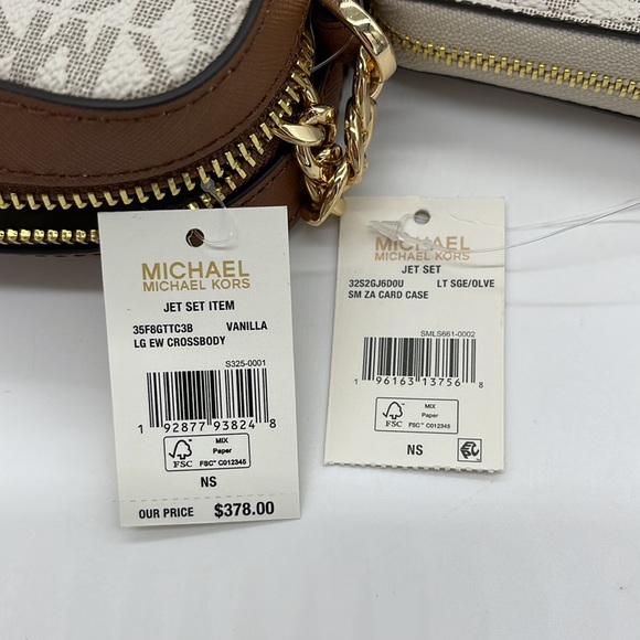 Michael Kors EW Crossbody Bag & ZA Card Case Wallet - Picture 11 of 11